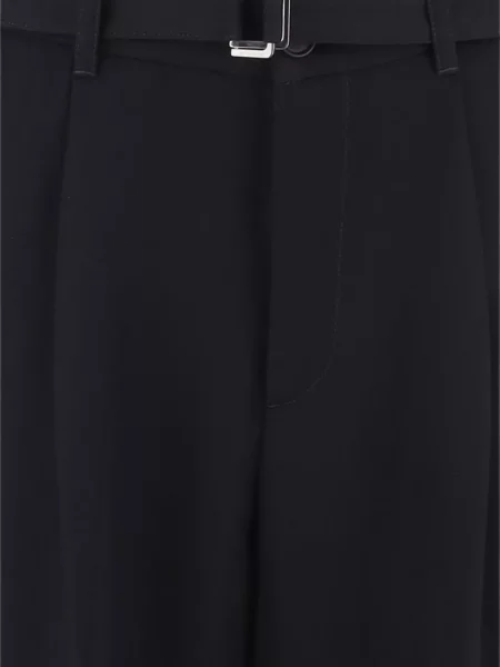 Cu centură pantaloni Just Cavalli negru