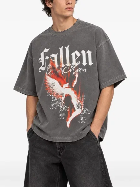 Tricou Warman zdrențuiți gri
