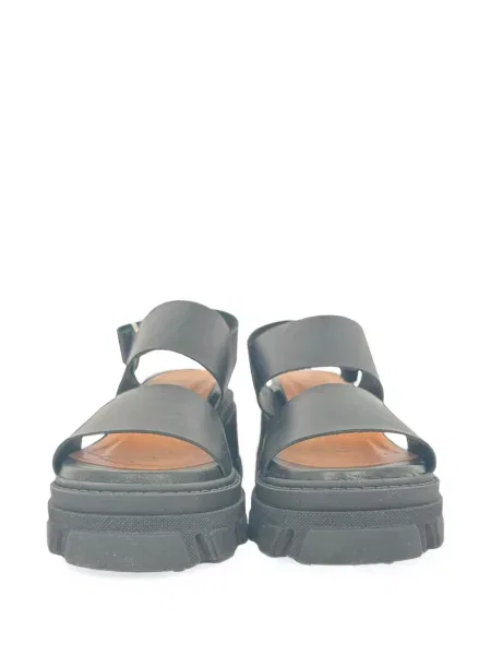 Sandale Ganni din piele negru