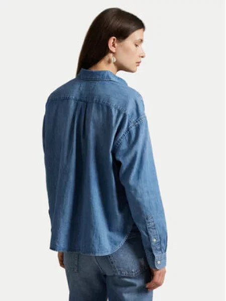 Polo Ralph Lauren Jeans srajca Boxy Fit modra