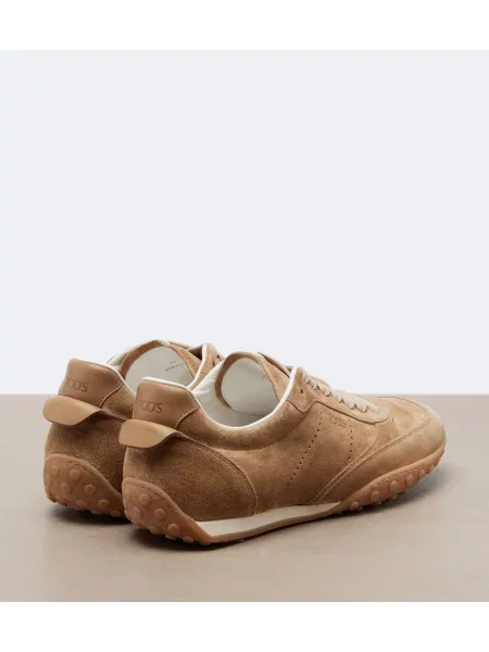 Semišové klasické tenisky Tod's béžová