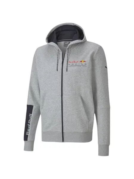 Hanorac cu glugă Puma cu autograf gri