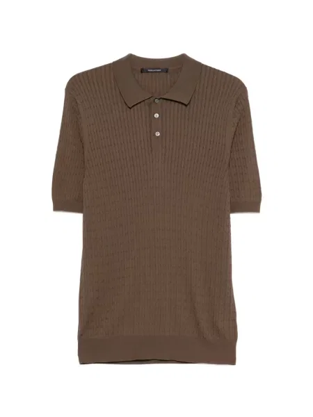 Tricou polo Tagliatore maro