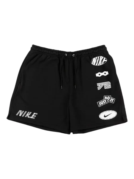 Șapcă Nike tricotate cu imagine cu decolteu rotund albastru