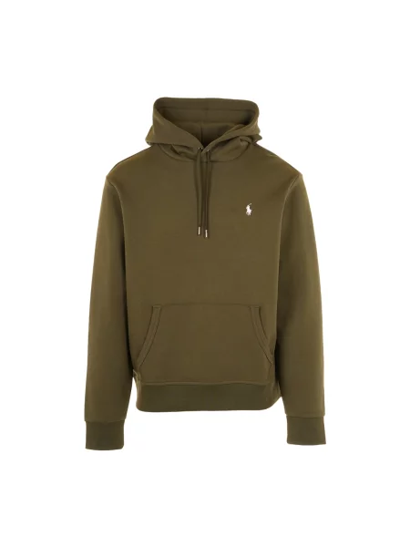 Bluza z kapturem Polo Ralph Lauren z kapturem oliwkowa