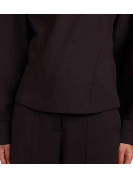 Hanorac Max Mara din jerseu maro