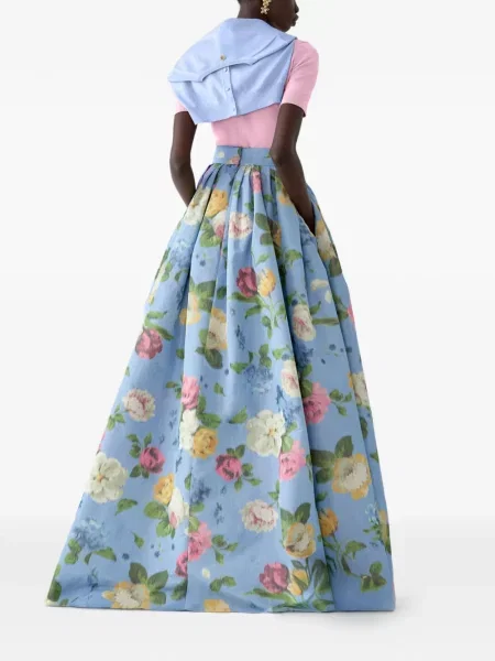 Top Carolina Herrera albastru