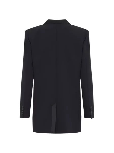 Geacă Elisabetta Franchi din satin negru