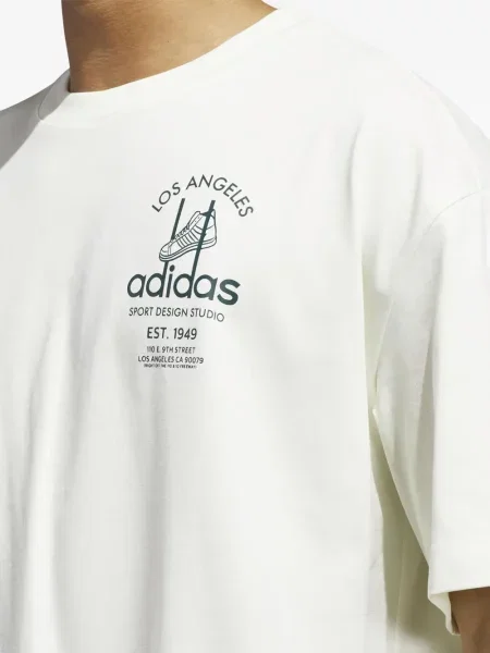 Tričko Adidas s polovičními zipem bílé