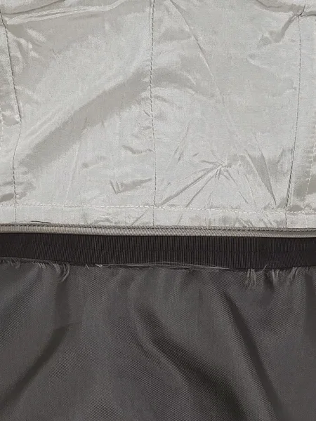 Rochie Maison Margiela de mătase de costum gri