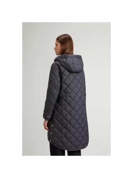 Parka Woolrich pikowana czarna