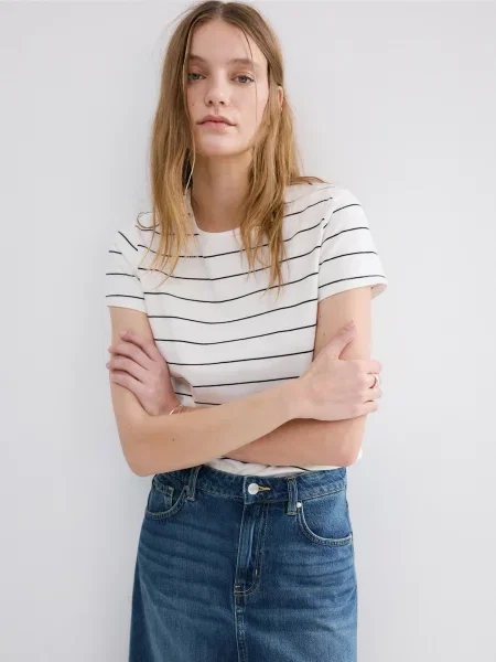 Футболка MANGO білий