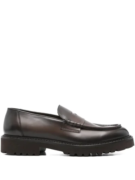 Pantofi loafer Doucal's din piele maro