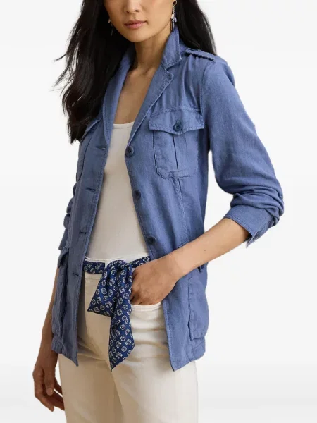 Geacă Lauren Ralph Lauren albastru