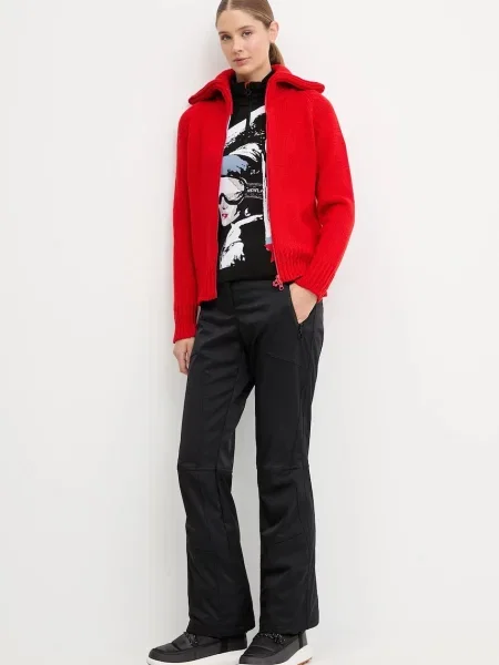 Кардиган з додаванням вовни Newland LADY W FULL ZIP теплий червоний