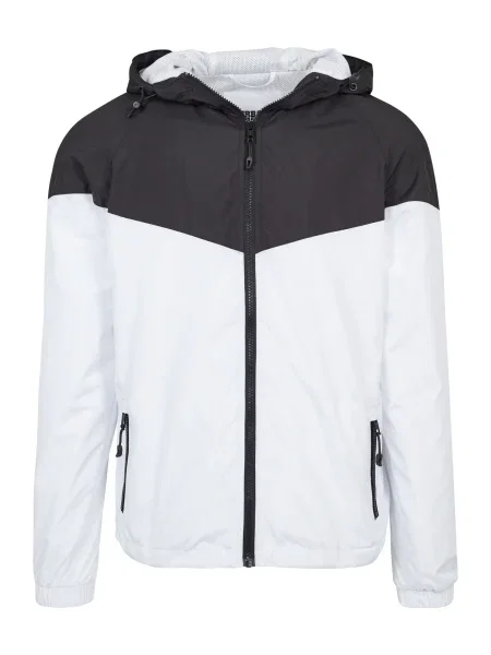 Urban Classics Geacă de primăvară-toamnă / negru alb