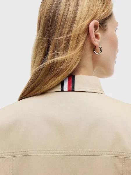 Джинсовое платье Tommy Jeans бежевое