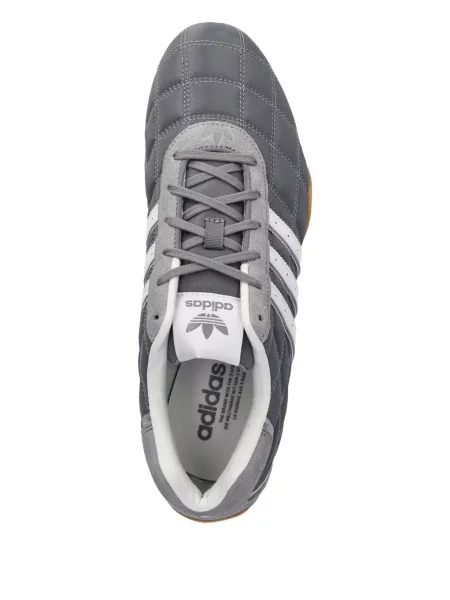 Sneakerși Adidas Predator cu broderie cu dungi din piele de căprioară albastru