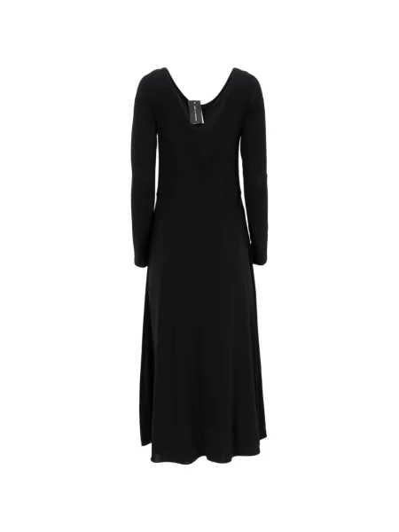 Maxi rochie maxi Max Mara Leisure plisată de costum negru