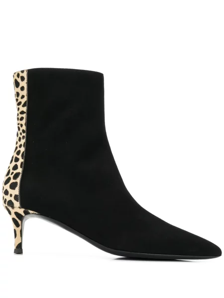 Cropp cizme scurte Giuseppe Zanotti cu model leopard negru