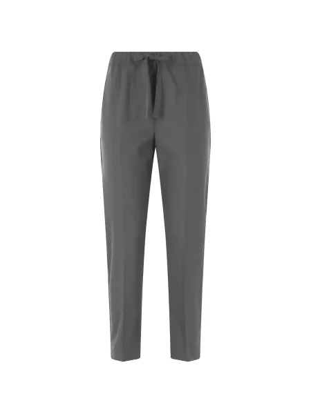 Pantaloni Semicouture alergare cu cordon gri