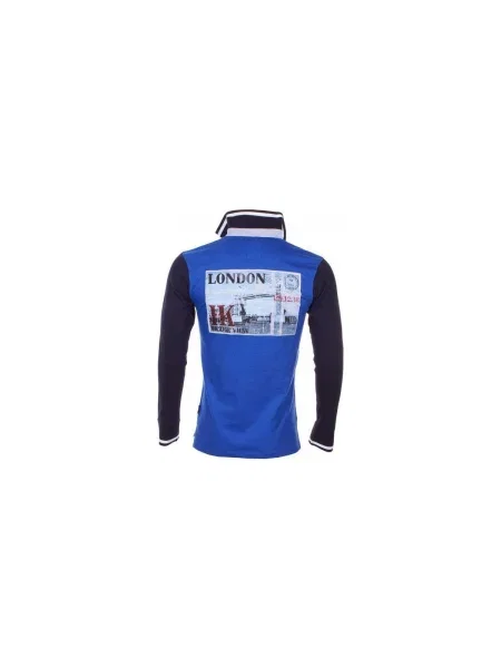 Tricou polo copii Harry Kayn albastru