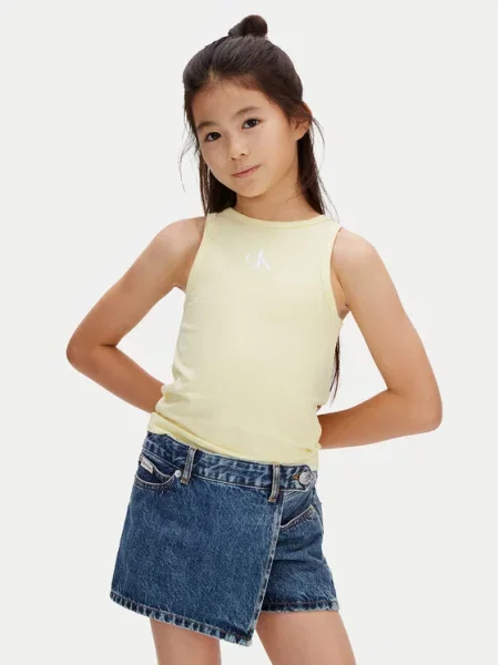 Calvin Klein Jeans Τοπ κίτρινο