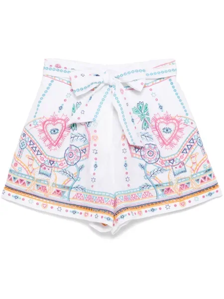 Pantaloni scurți Camilla alb
