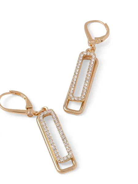 Cercei Dkny cu imprimeu geometric