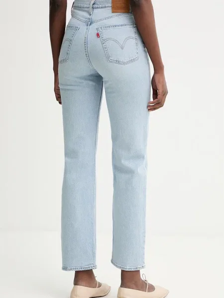 LEVI'S ® Jeans RIBCAGE STRAIGHT deschis albastru
