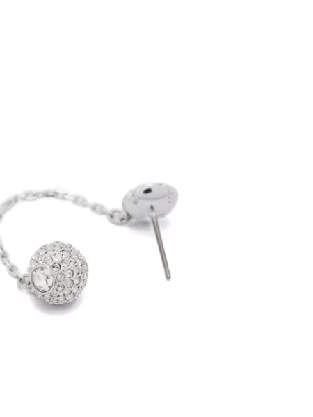 Cercei Swarovski argintiu