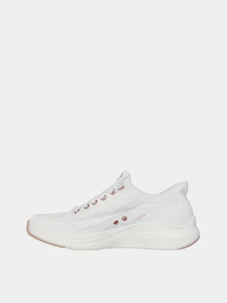 Кожаные повседневные кроссовки Skechers белые