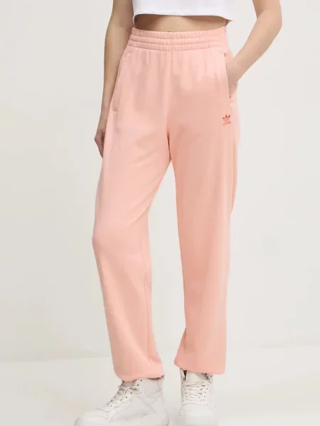 Spodnie Essentials French Terry różowe