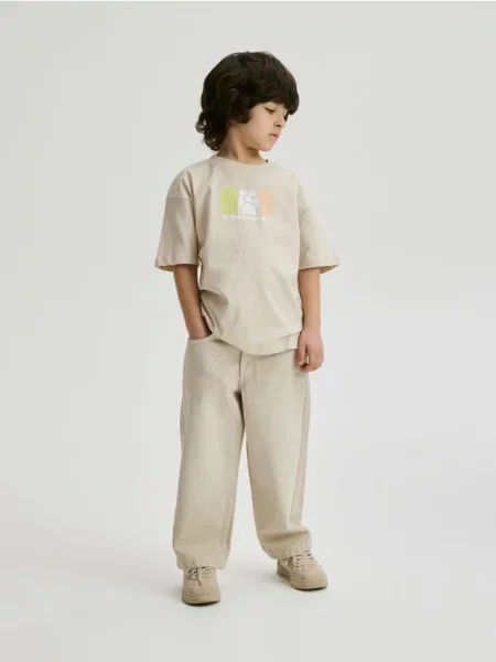 Reserved Pantaloni din bej