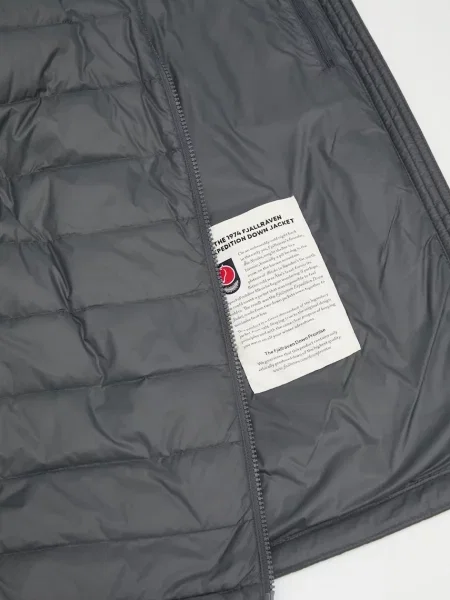 Пуховик Fjallraven серый
