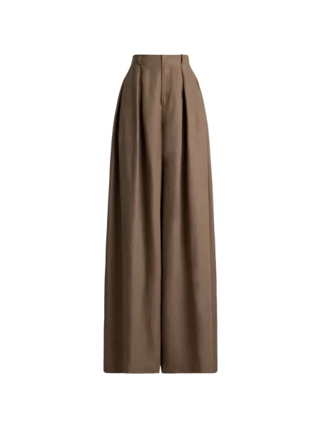 Pantaloni palazzo Ralph Lauren Collection maro