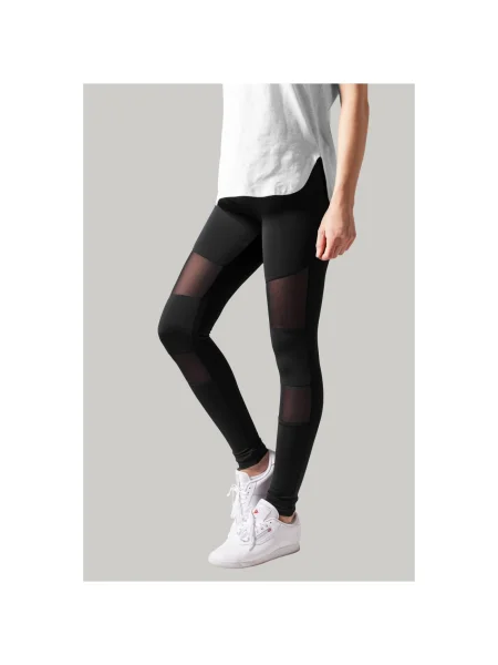 Legginsy Urban Classics z siateczką czarne