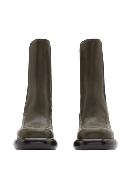 Botine chelsea Burberry cu pană verde