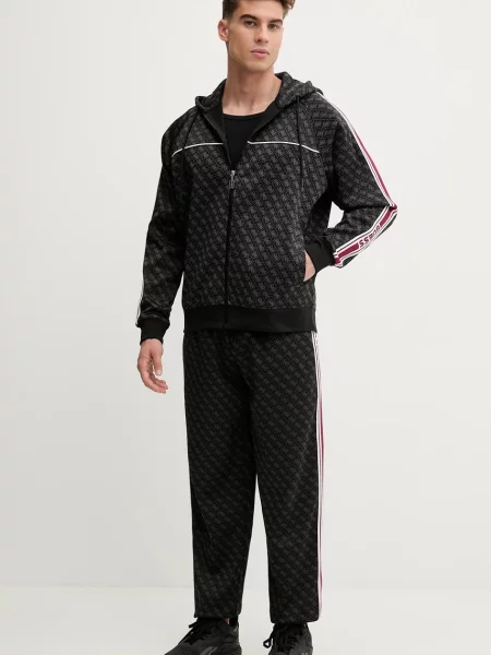 Спортивні штани Guess PRIMO візерунок чорний