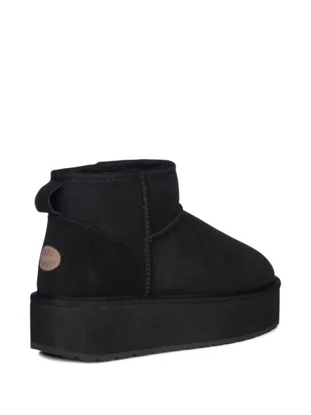 Botine Emu Australia din piele de oaie negru