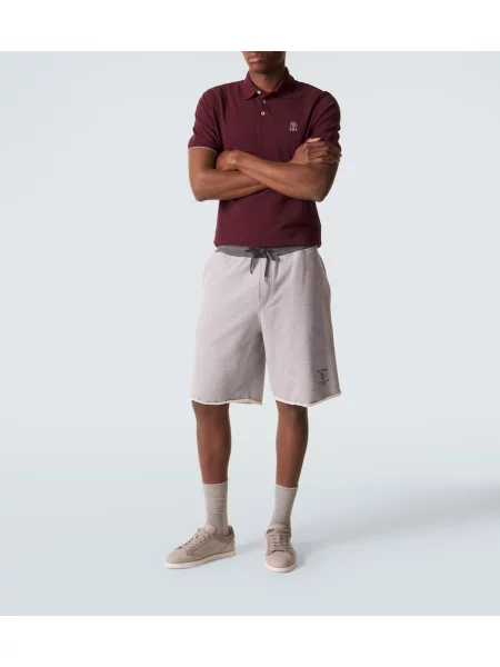 Tricou polo Brunello Cucinelli cu autograf
