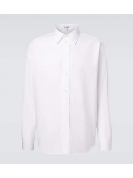 Риза Loewe поплин бяло