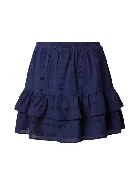 CITA MAASS Fustă Broderie Anglaise bleumarin