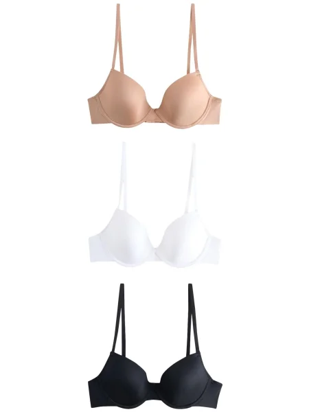 Next Sutien bej / negru alb