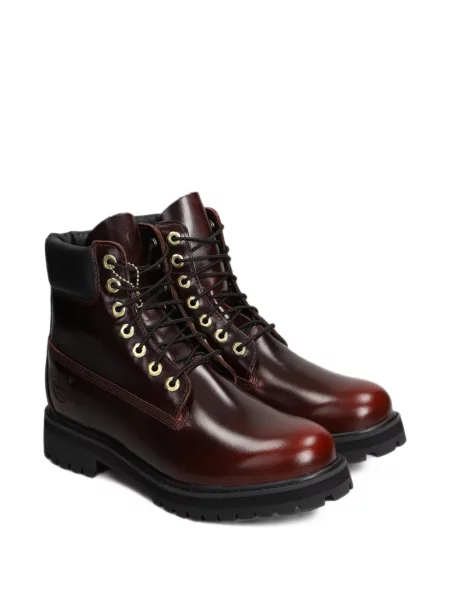 Botine Timberland din piele roșu