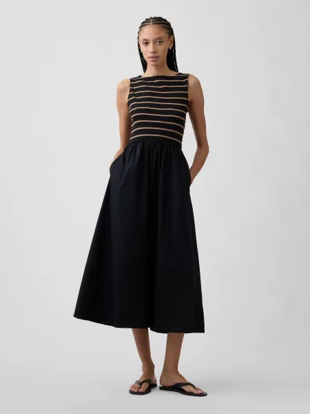 Rochie midi Gap până la genunchi negru