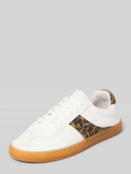 Sneakersy ze skóry z wiązaniem model Copenhagen białe