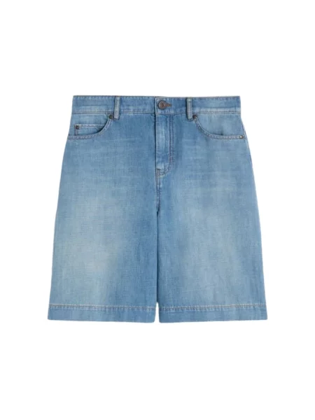 Bermudy Weekend Max Mara niebieskie