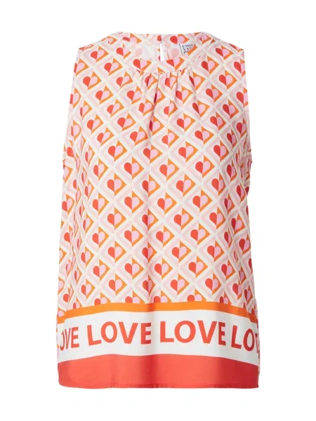 Emily Van Den Bergh Halenka režná humrová / růže oranžová