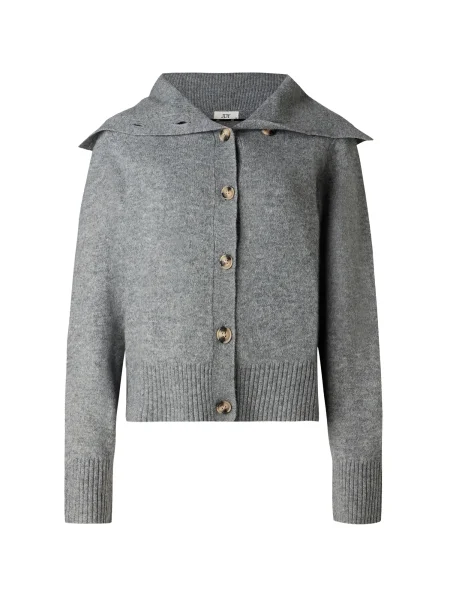 JDY Geacă tricotată JDYSUPER amestecat gri